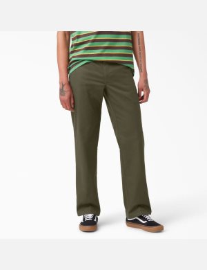 Džíny Dickies Vincent Alvarez Utility Zelene | EWAZVYL-83