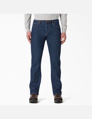 Džíny Dickies Warming Denim Carpenter Indigo | ZERJBMF-25