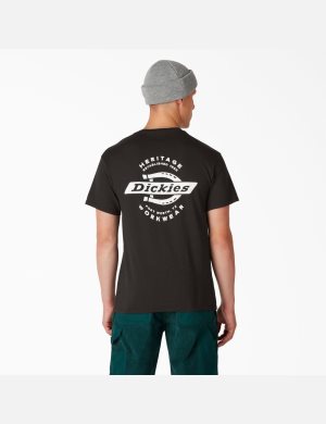 Tričko Dickies Heritage Grafická Černé | UZPSGTR-02