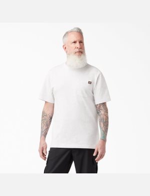 Tričko Dickies Krátké Sleeve Heavyweight Šedé | FORKEGT-36