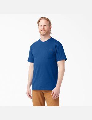 Tričko Dickies Krátké Sleeve Heavyweight Královská Modrá Blankyt | JIMCXLD-26