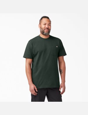 Tričko Dickies Krátké Sleeve Heavyweight Zelene | JOLARXN-34