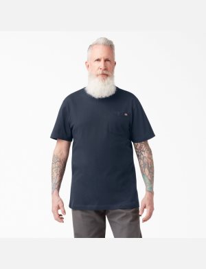 Tričko Dickies Krátké Sleeve Two Packs Tmavě Blankyt | VEMQBUZ-54