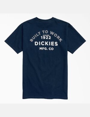 Tričko Dickies MFG. Co Grafická Tmavě Blankyt Blankyt | EQCLZGK-75