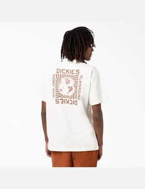 Tričko Dickies Marbury Krátké Sleeve Bílé | IZCBJAP-63
