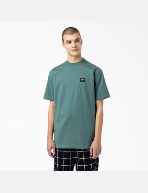 Tričko Dickies Skateboarding Mount Vista Zelene | UAYGOLT-45